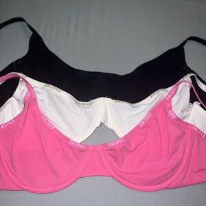Skims Cotton Logo Demi Bras